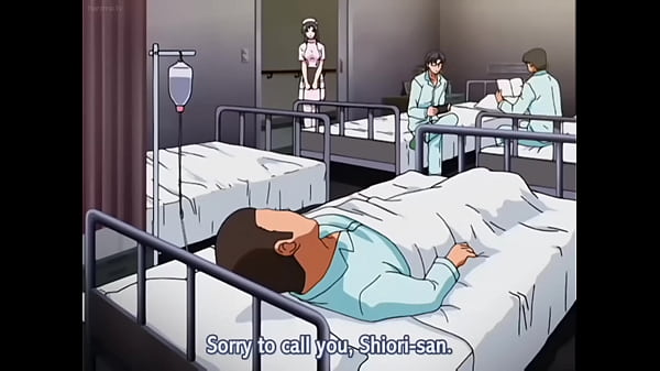 hentai nurse gets gangbanged by patients in a hardcore gangbang anal sex scene