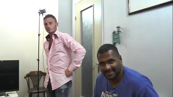 Brunette slut takes big cock in interracial hardcore