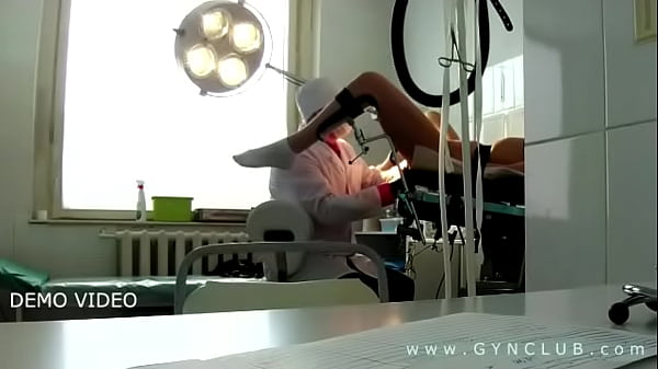 Gyno exam ends in intense orgasm with Mr Gynman