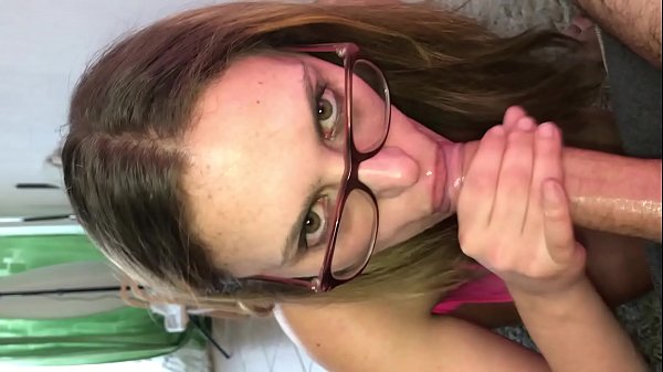 Lylafox surprised by neighbor sucks and swallows