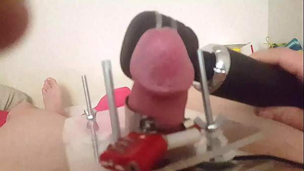 Michellecdstl gets crushed with icyhot cbt ball crusher while Shorthome watches