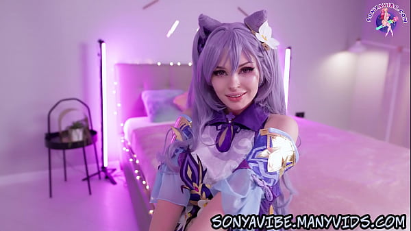 Sonya Vibe's Shy Keqing Cosplay Anal Creampie