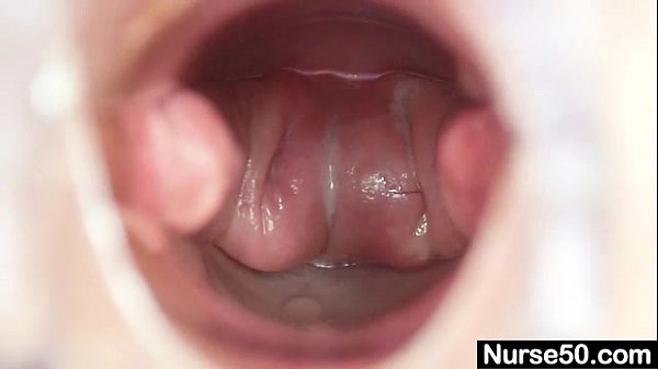 Exclusive-Club mature blonde milf shows off natural tits with dildo and speculum
