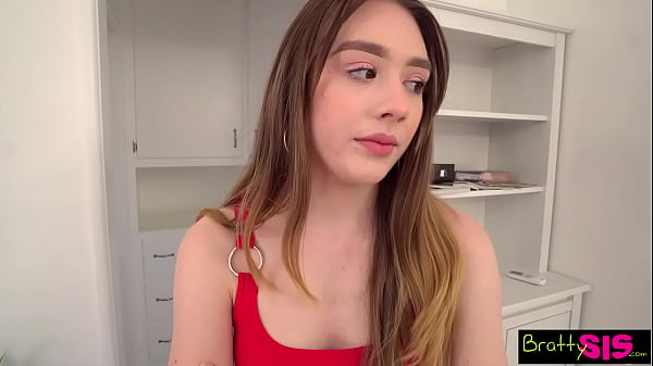 Bratty Sis Michelle Anthony blackmails step bro for deep throat