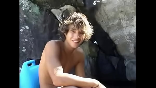 Brazilian surfer dude jerks off alone