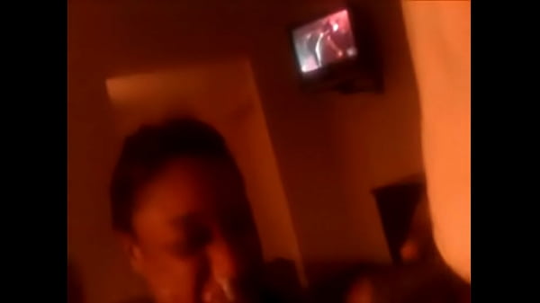 Black woman gives intense blowjob and gets facial from her guy