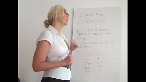 Teacher dominates her submissive student