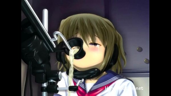 Hentai anime girl fucks machine with big tits