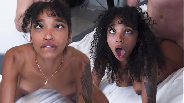 Black college girl Barbie Rous gets rough doggystyle fucked by white daddy