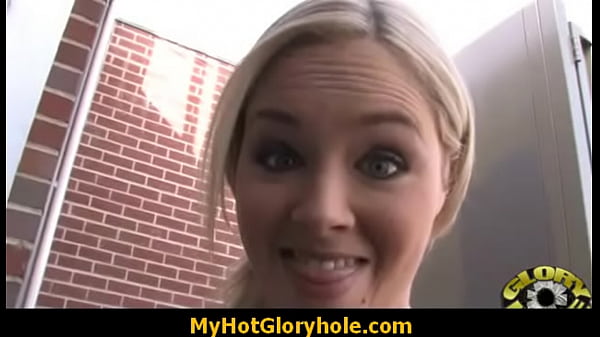 White Lady Confesses Her Sins and Gets Blown by Black Man at Gloryhole 22