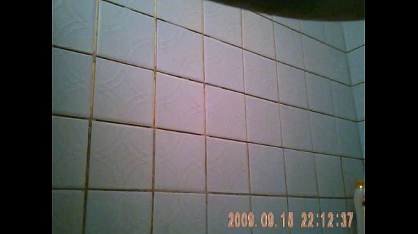 wife in shower at home with amateur jerk off
