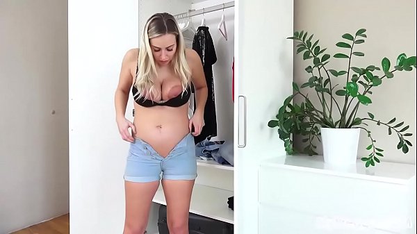 Natalie Cherie pregnant big tits masturbation solo