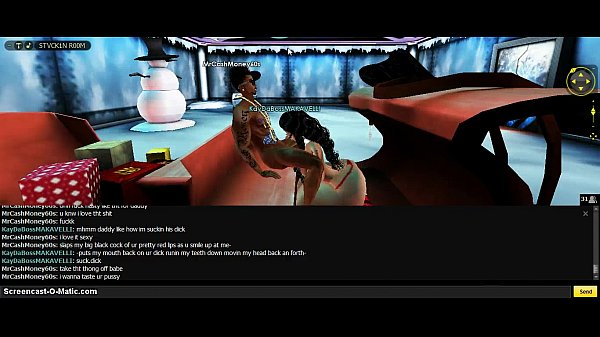 Kay Da Boss2 and Cashmoney60Z in 3d imvu cartoon game