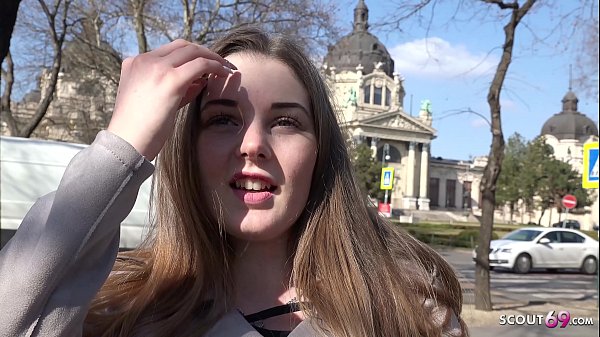 Scout69 picks up curvy teen Lucie Boop in public