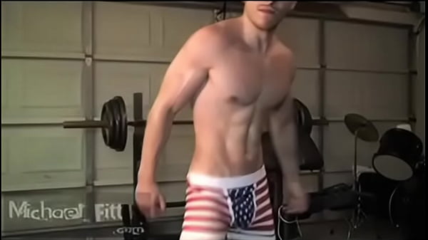 American Soloboy Michael Fitt Wears Underwear Before Huge Cock Ignites Fireworks