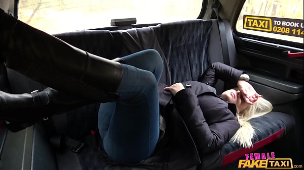 Mature blonde Angel Wicky rides George Uhl in Fake Taxi