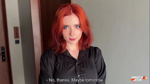 Sweetie Fox and Black Bull - Redhead Stranger Refuses to Leave After Being Denied in My Room