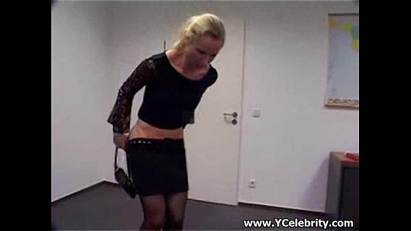 Kathleen White blonde milf secretary gets job offer with a twist cumshot anal fetish piss play