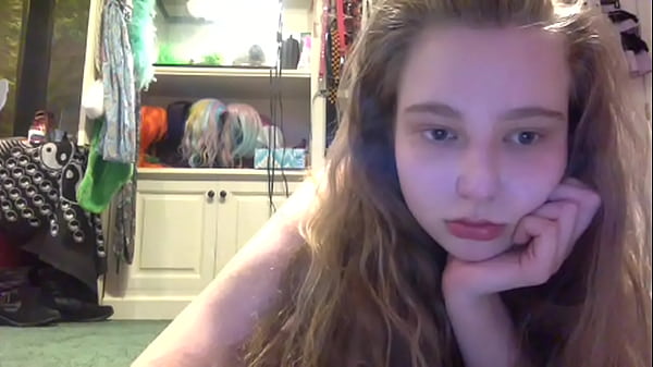 TheSpaceBimbo blonde dildo webcam live with Super Messi Trippy Mv Live