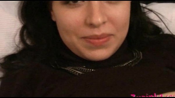 Brunette girlfriend gives boyfriend sensual massage and masturbation session at home