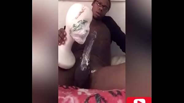 Big Boy Jamaican Gets Sloppy Mannequin Head Oral Until Cumming on Big Cock