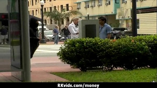 Teen girl pays rent with sexy sex money