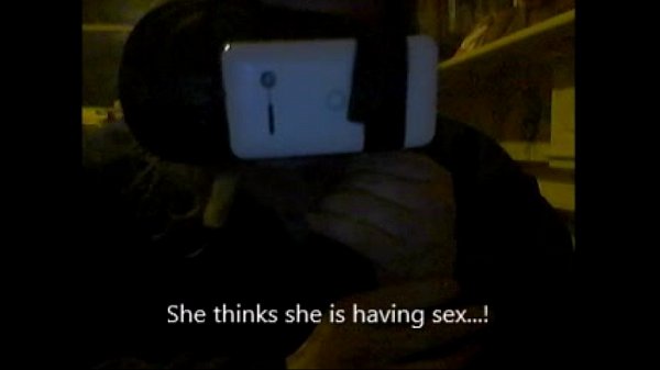 Gemma Swinger Tricked Virtual Reality Girl into Sucking Her Cock