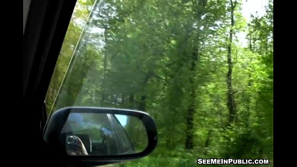 Harley Spencer outdoor blowjob in public