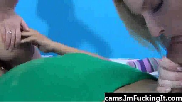 Albena's Live Threesome Blowjob Show with Pussylicking and Fucking