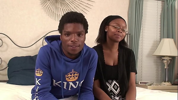 Baby Gurl and Baby Boy's homemade ebony girlfriend blowjob and doggystyle