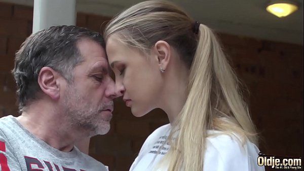 Grandpa Oldje fucks tight blonde teen Ivi Rein