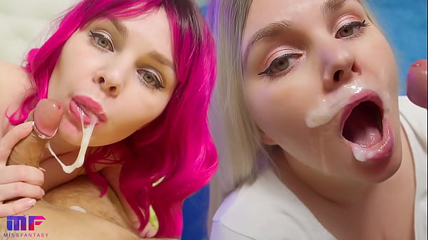 Blonde Miss Fantasy homemade cum in mouth compilation
