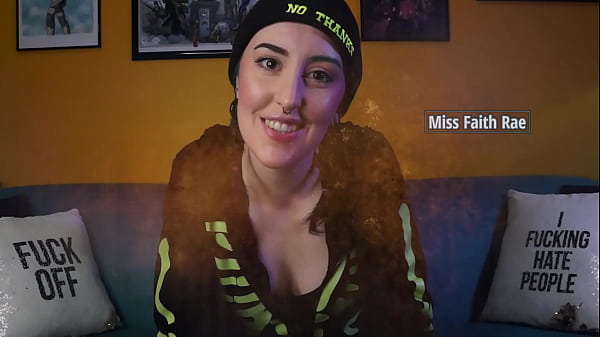 Miss Faith Rae humiliates caged cock slave with ASMR instructions