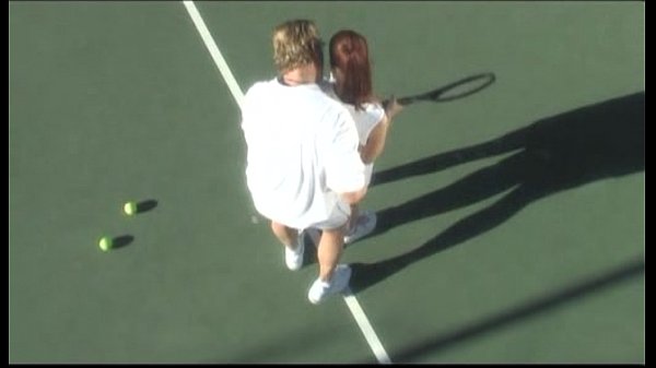 Sarah Blake redhead tennis player fucked outdoors