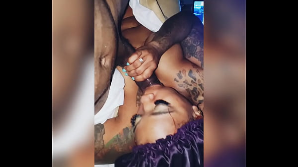 Mzislandtreat Ebony Blowjob Deepthroat with Another Big Dick
