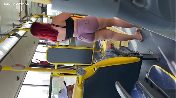 Latin maid Electra gives wild bus ride