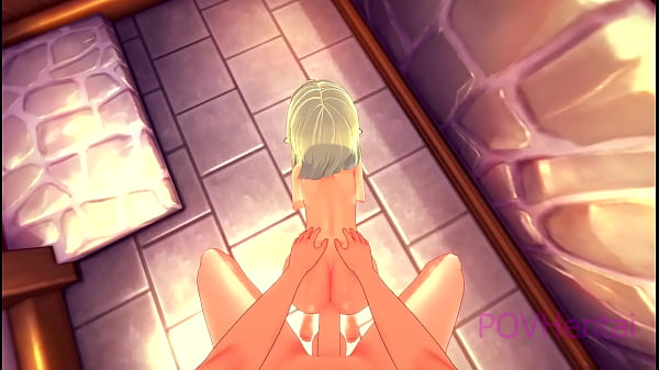 Trap Elf Maid Helps You Wash Pov Scene