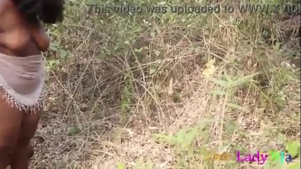 Village girl with big ass gets fucked by watchman in african bush