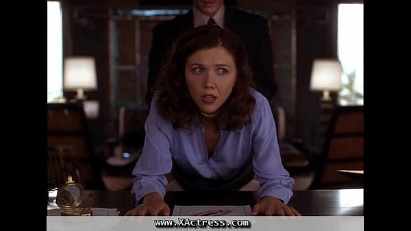 Sexy secretary strips naked at work