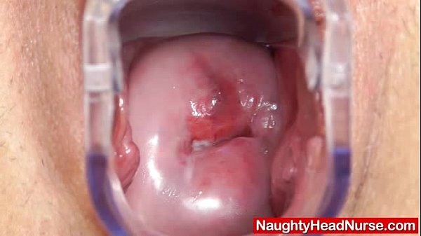 Naughty nurse Andula uses speculum in hospital