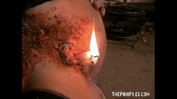 Crystel Lei self waxing punishment with harsh kinky twists
