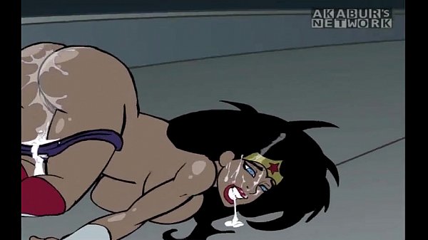 Batman fucks WonderWoman in a cartoon parody