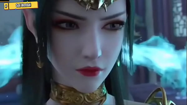 Medusa Queen takes big black cock in 3D hentai doggystyle
