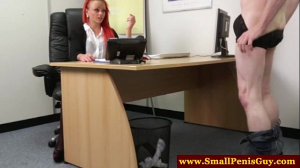 Sph mistress Littledicks tests her submissive partner's small cock