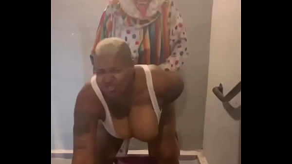 Lady Onyx milf wife gets rough pounded by Gibby The Clown big cock