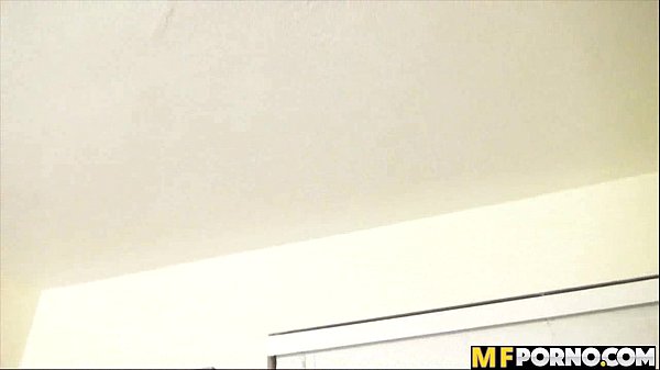 Latina teen gf gives footjob with socks on