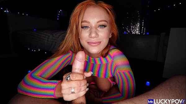 Redhead PAWG Madison Morgan fucked by MrLuckyPOV in hotel
