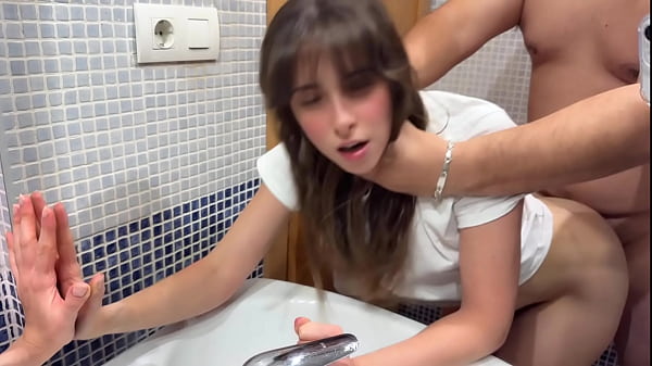 Lexxapannda gets creampie from stepdad in bathroom
