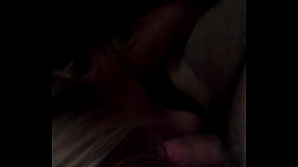 Petite blonde milf sucks and swallows