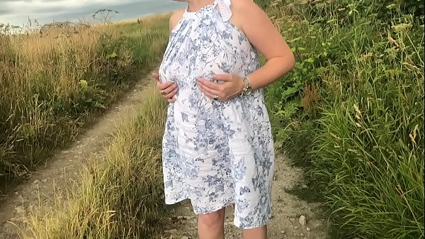 Behindthedoor100 wife naked playing outdoors and having a big-tits orgasm